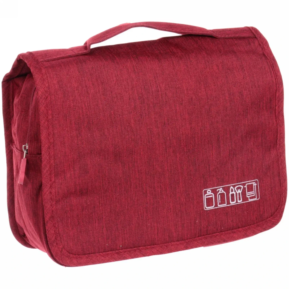 Косметичка - органайзер «Classic», цвет красный, в склад. виде 20*24*9, в расклад. виде 42*24*9см (несессер)