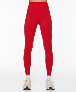 OYSHO Легинсы Compressive Core Control до щиколотки с высокой посадкой, красный