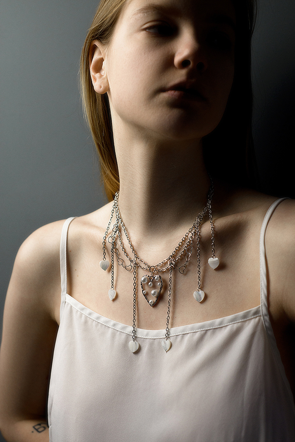 love shell necklace