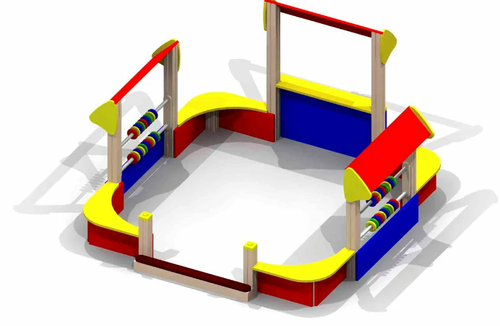 Песочный дворик без входной арки (4260)