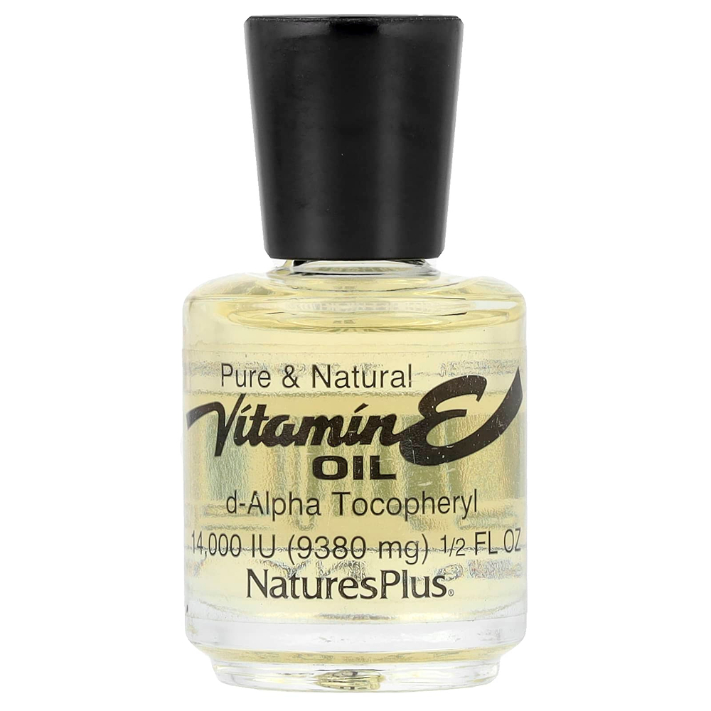 NaturesPlus, масло с витамином E, 1/2 жидк. унции