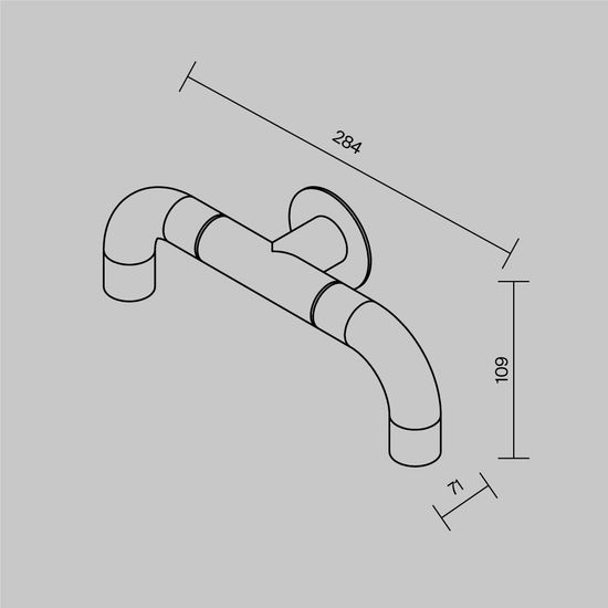 Уличный настенный светильник Outdoor O477WL-L4GF3K