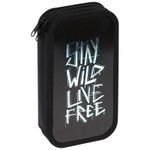 Пенал 2 отделения, 190*110 ArtSpace "Free", ламинированный картон, фольга