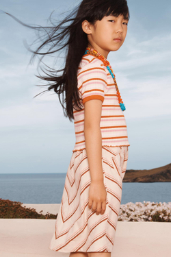 ZARA ЮБКА-МИДИ В ПОЛОСКУ - LIMITED EDITION, ПОЛОСКИ