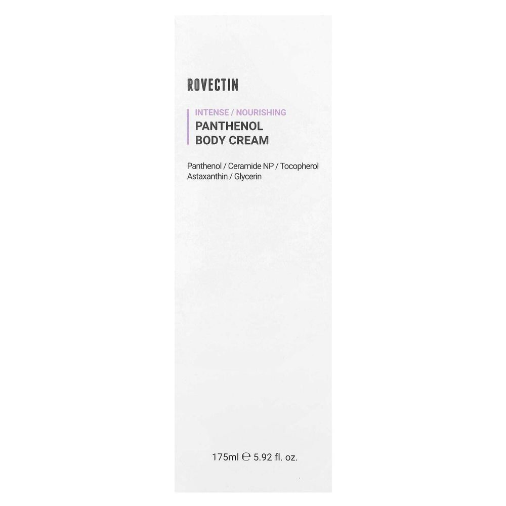 Rovectin, Крем для тела с пантенолом, 175 мл (5,92 жидк. унц.)