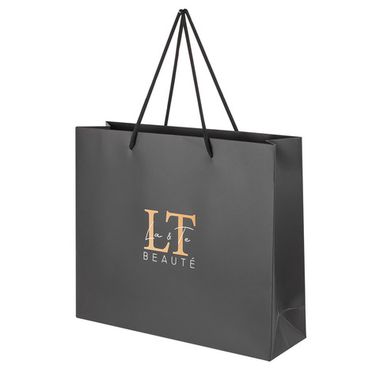 Пакет бумажный упаковочный черный 27*32*9.5cm La and Te Kit LT-B1(black)