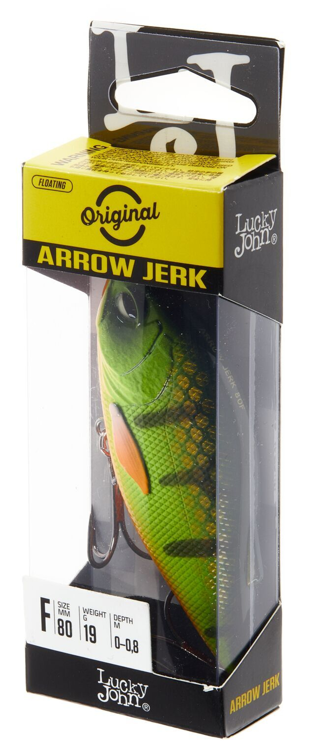 Воблер плавающий LJ ORIGINAL ARROW JERK 8 см, цвет 032