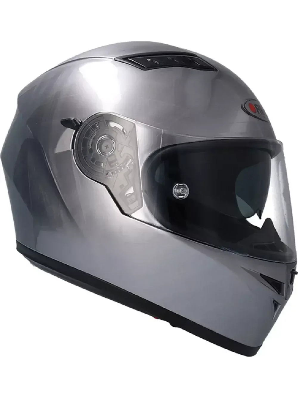 Шлем SHIRO SH600 SCRATCHED CHROME 2XL