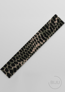 Схема PEYOTE, Схема браслета мозаичное плетение, узор из Miyuki Delica 11/0, файл PDF, №463