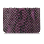 Визитница для своих визиток из кожи питона (спинная часть) AP-052