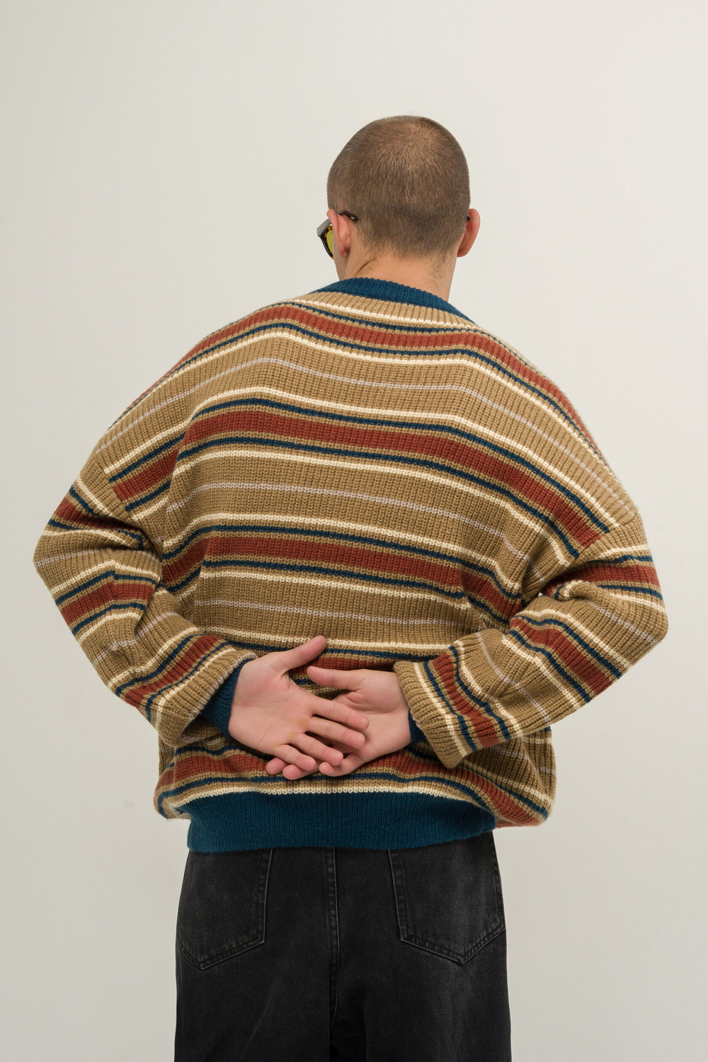 Свитер KUL'TURA "STRIPES" Бежевый