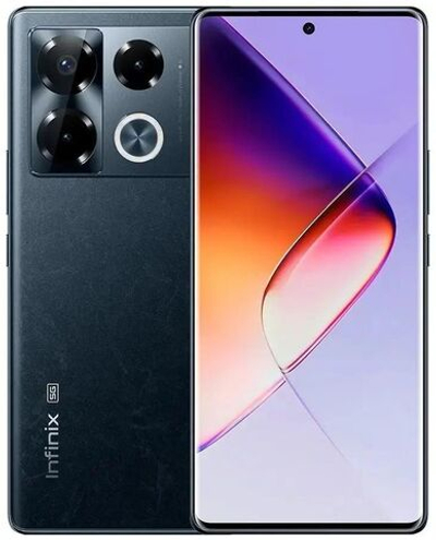 6.78" Смартфон INFINIX Note 40 Pro+ 5G 12/256Gb,  X6851B,  NFC,  AMOLED,  120Гц,  4600мAч,  черный