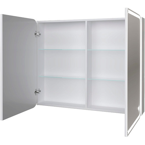 Зеркальный шкаф Grossman Адель 100 2010004 с подсветкой Белый