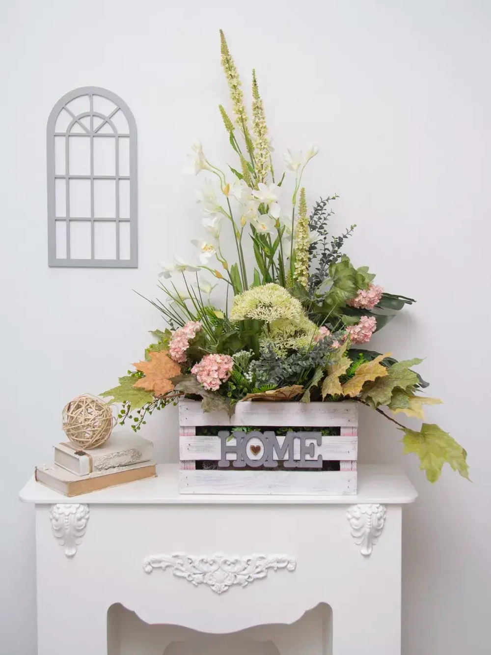 Искусственные цветы для декора в кашпо