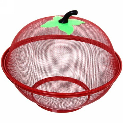 Фруктовница с крышкой «сеткой» 28см