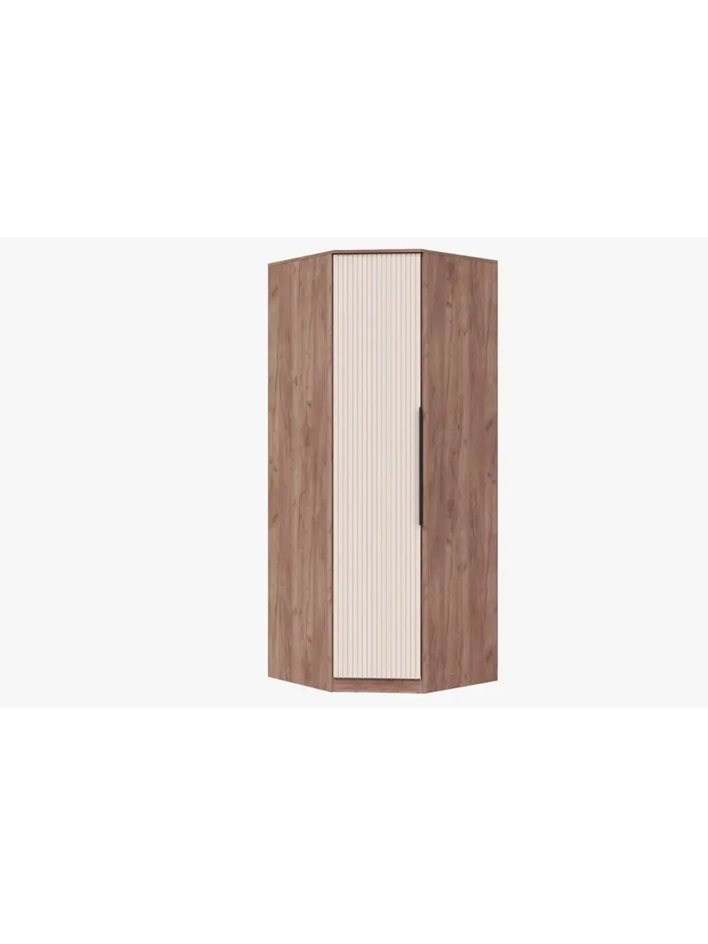 Шкаф для одежды угловой Коричневый 89х89х227 см