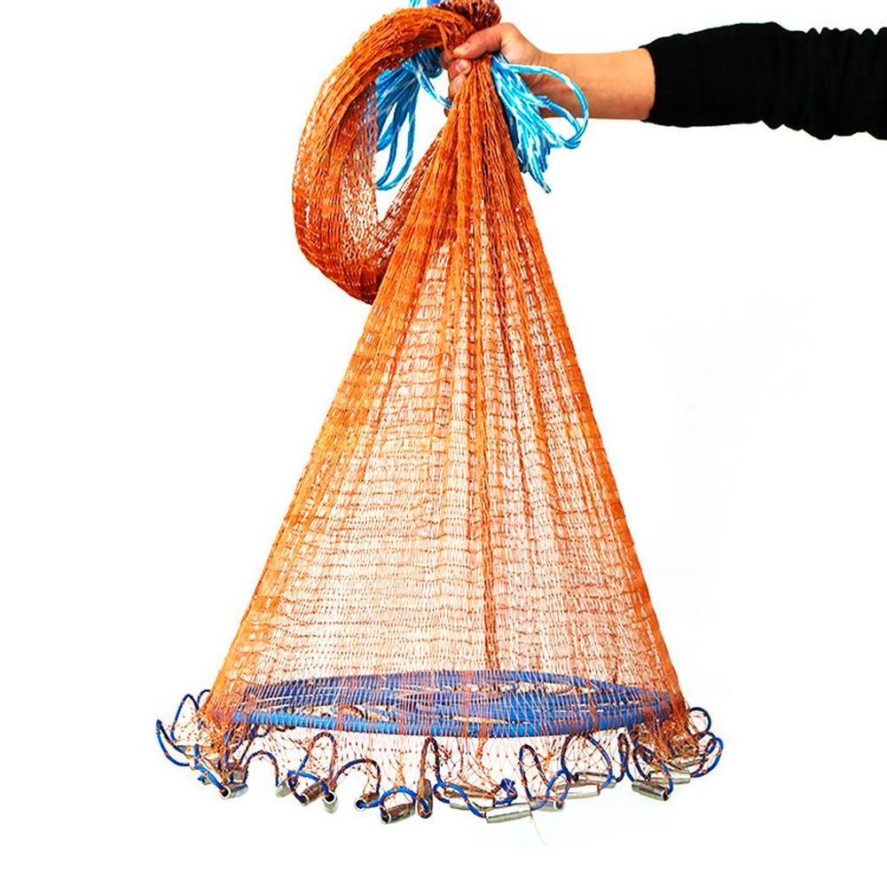 Кастинговая сеть капрон (Американский тип) с Большим кольцом 1,8 м - 6FT