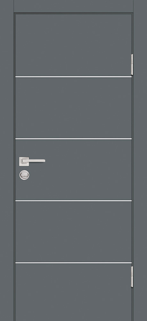 Дверь P-12 / Цвет Графит / Двери PROFILO PORTE