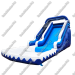 Надувная водная горка с бассейном «Айсберг» размер 9*4*5 м