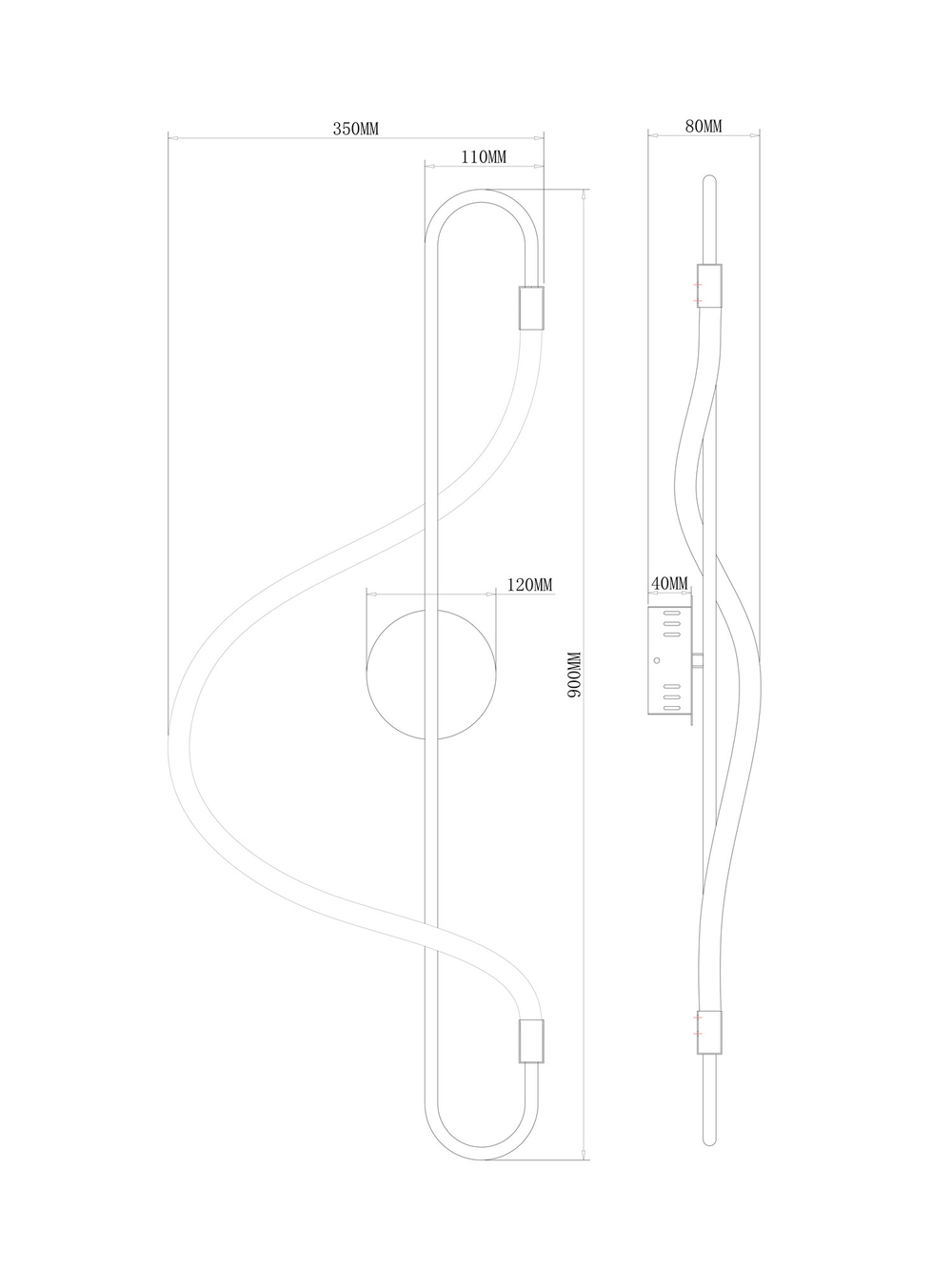 Настенный светильник (бра) Freya FR6059WL-L28BS