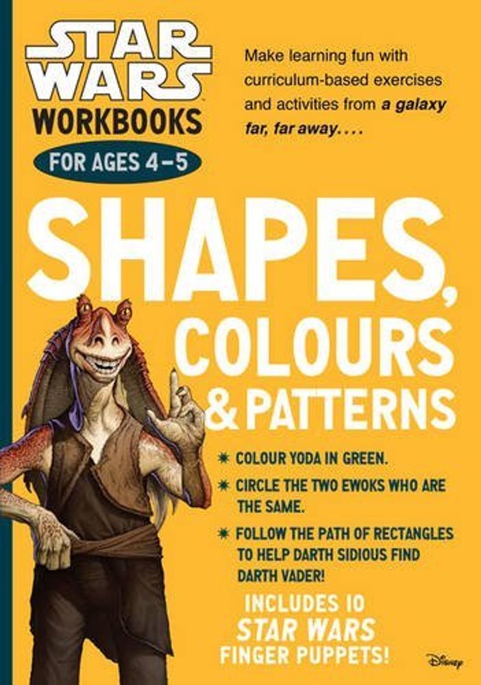 Star Wars Workbooks: Shapes, Colours &amp; Patterns - Ages 4-5