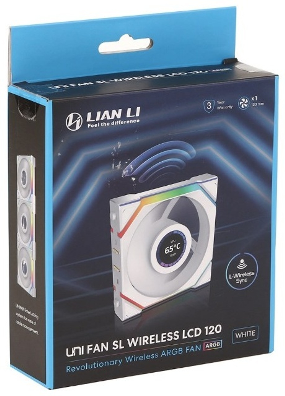 Вентилятор LIAN LI Uni Fan SL Wireless LCD 120 ARGB