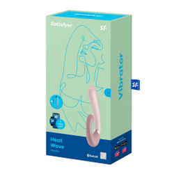 Вибратор-кролик Satisfyer Heat Wave с функцией нагрева, розовый
