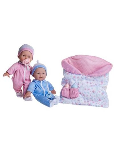 Набор кукол 2шт BERENGUER мягконабивные 28см La Baby (13140)