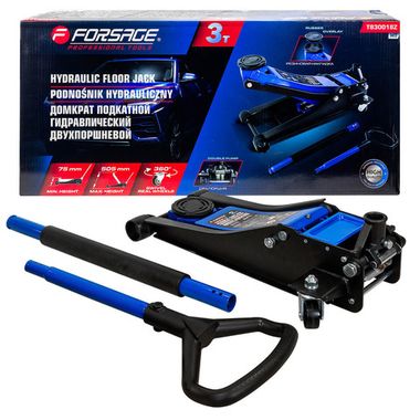 Домкрат подкатной гидравлический 3,5т Forsage F-T830018Z HT