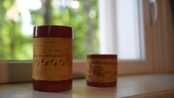 Малая фарфоровая пиала или миска для завтрака с берестой. Коллекция Достоевская или Старорусская