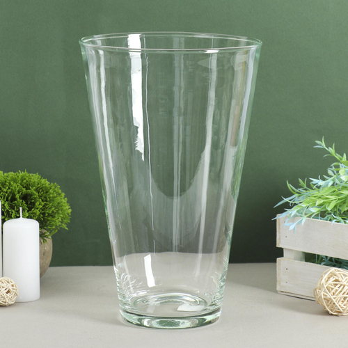 Ваза "Коническая" большая  d-18,5см  29х18,5х10см