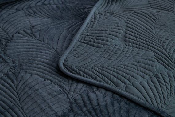 Ноэль (синий) Покрывало 240х260