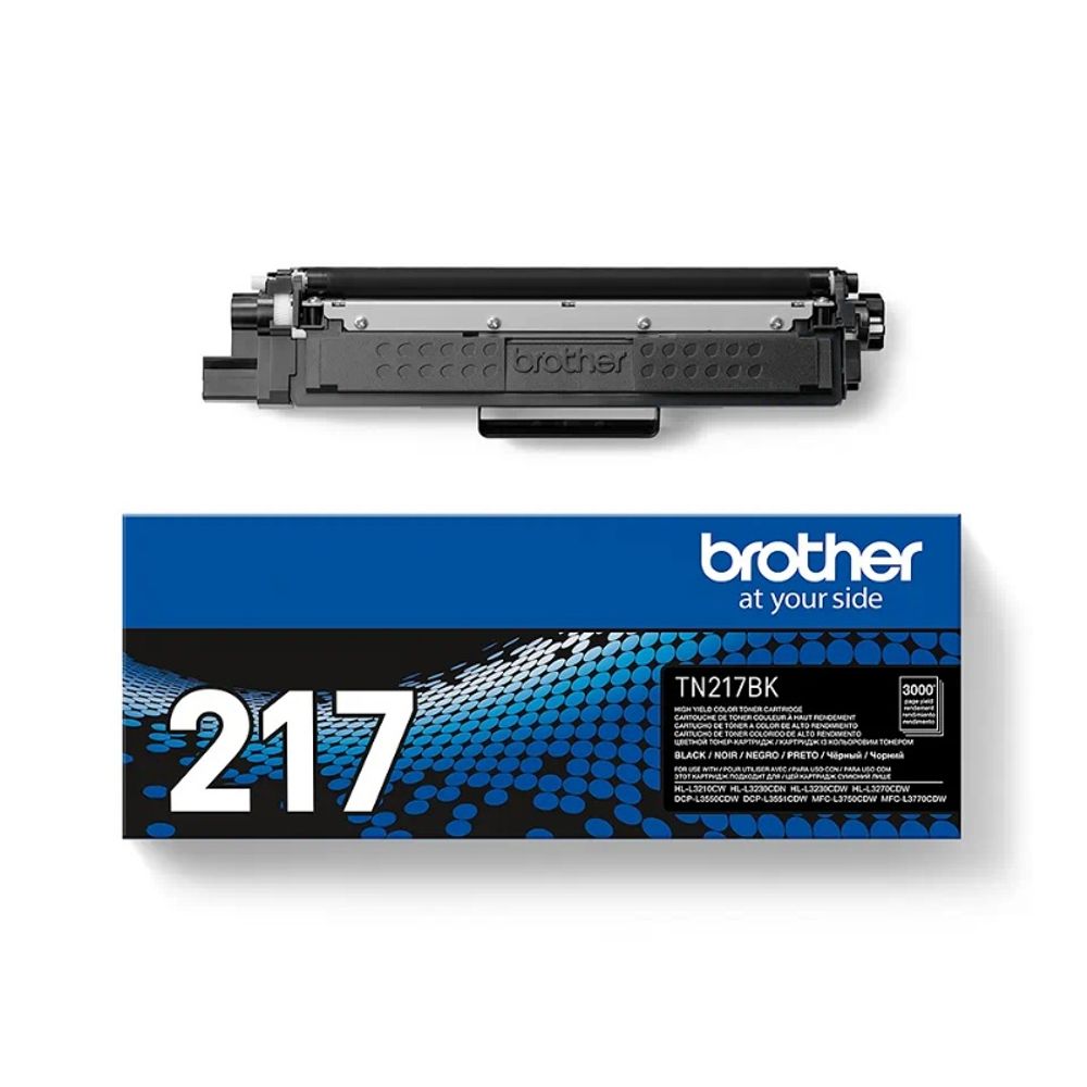 Тонер-картридж Brother TN-217K для HL-L3230CDWR1/DCP-L3550CDWR1/MFC-L3770CDWR1 черный (3K)