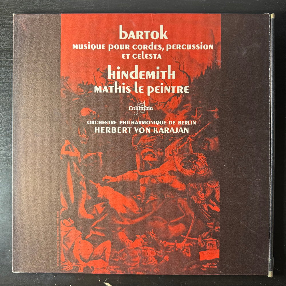 Хиндемит - Художник Матис / Барток - Музыка Для Струнных, Ударных И Челесты (Франция)