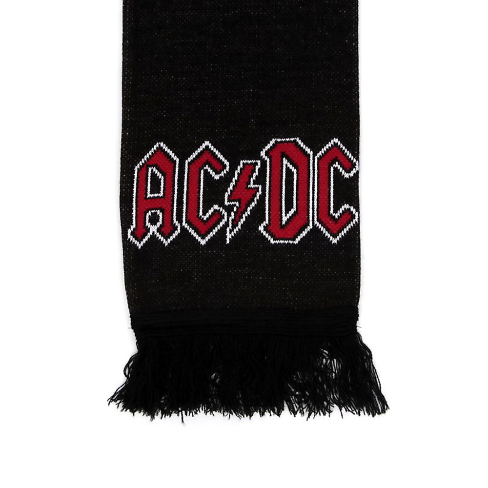 Шарф AC/DC красные буквы