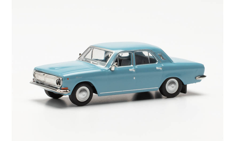 Автомобиль Волга М 24, голубой (Herpa 024334-004)