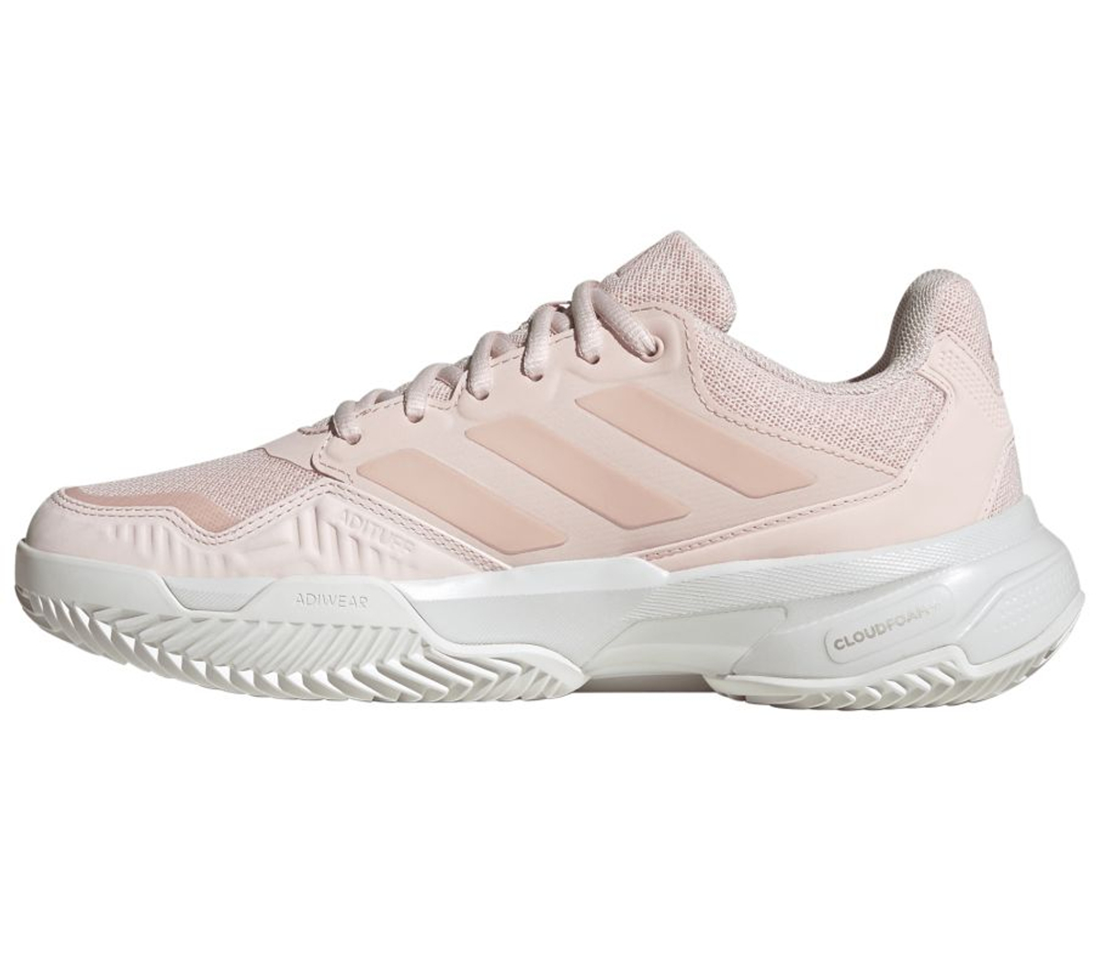 Женские теннисные кроссовки Adidas CourtJam Control 3 W Clay - pink/white