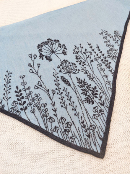 Косынка К502-26/24 св.голубой/графит