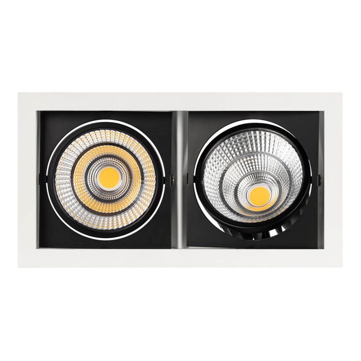 Встраиваемый светодиодный светильник Arlight CL-Kardan-S283x152-2x25W Day4000 027924