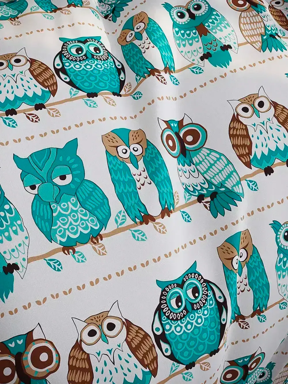 Наволочка комплект 2шт Полисатин Мечта "Owl" 40x60 см на молнии