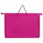 Папка на молнии с ручками ПИФАГОР, А4, 1 отделение, пластик, ручки-шнурок, "Lazy cat", 270863