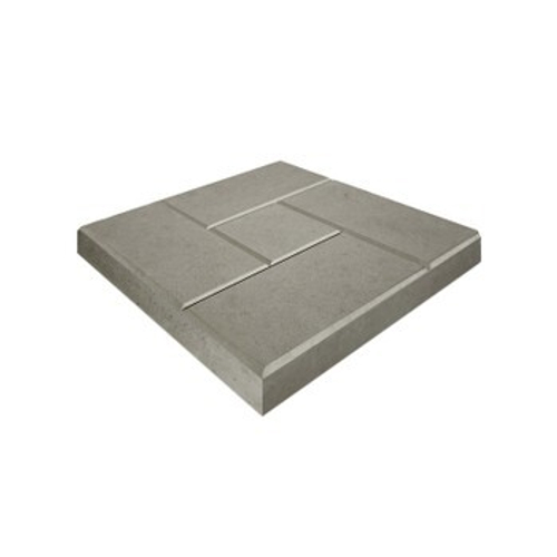 Плитка тротуарная Кирпичик калифорния серая 300х300х30 мм