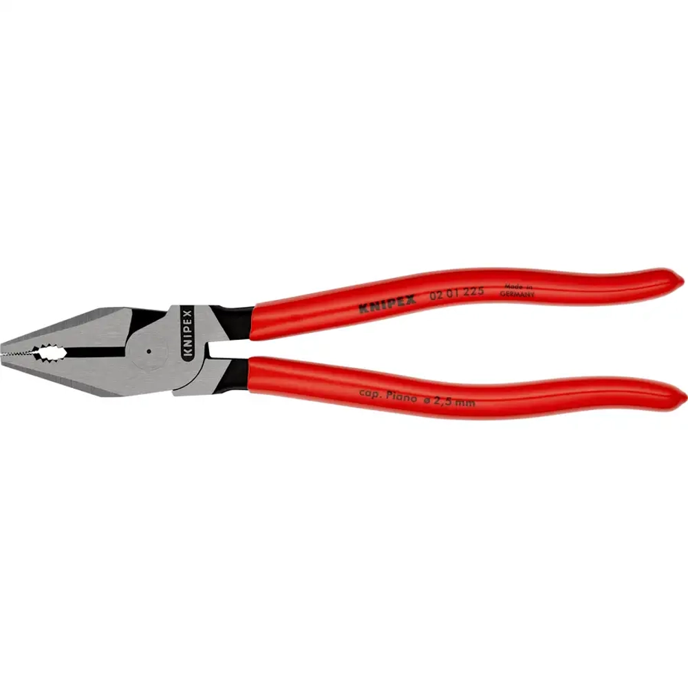 Плоскогубцы комбинированные особой мощности черненые 225 мм Knipex 02 01 225 SB