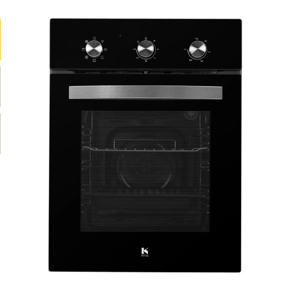 Встраиваемый электрический духовой шкаф KITLL KOB 4502 BLACK (q)