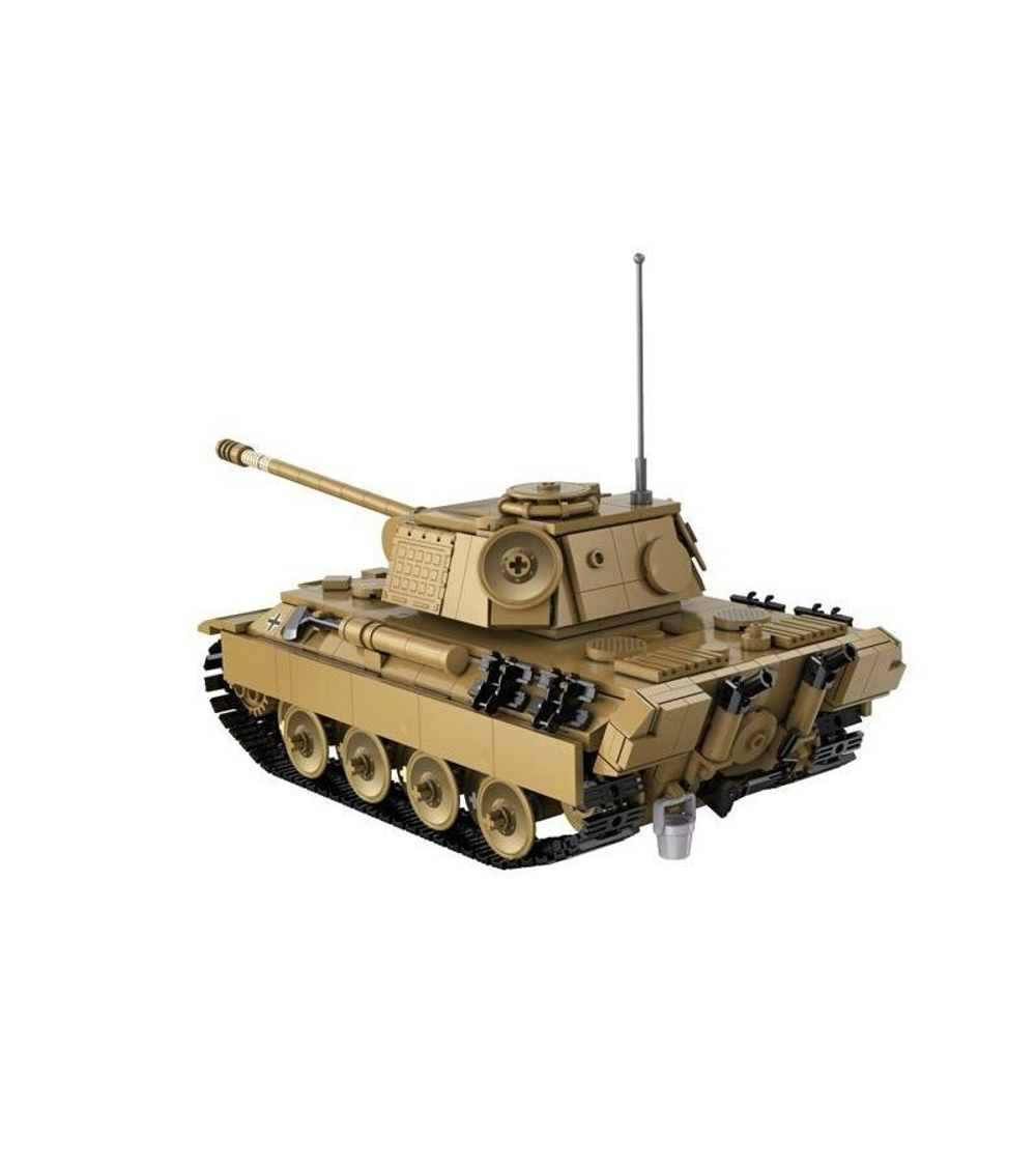 Радиоуправляемый конструктор CaDA MASTER Немецкий танк Пантера 1/35 (907 деталей)