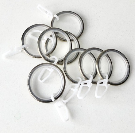 Карниз кованый витой для штор Ажур d25 однорядный, цвет антик