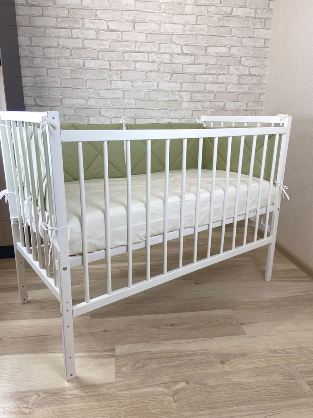 Кровать детская Колибри-Мини ЛК (белый)