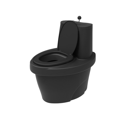 Торфяной туалет "Rostok" черный ЭкоПром 100 л.(790x615x820см;17,5кг;Черный) - арт.557608