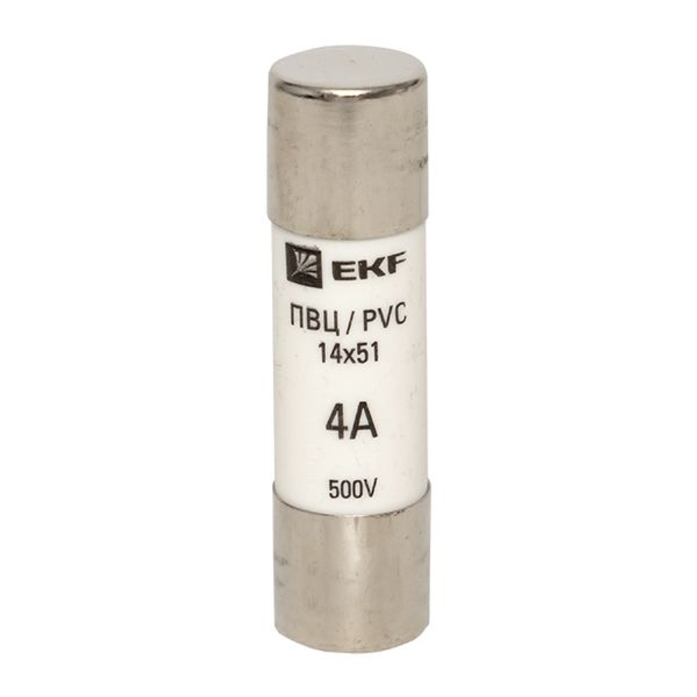 Плавкая вставка цилиндрическая ПВЦ (14x51) 4А EKF (10.00 шт.)