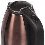 Чайник электрический Lofter, H3, шоколадный, 1.8 л, 1500 Вт, скрытый нагревательный элемент, металл